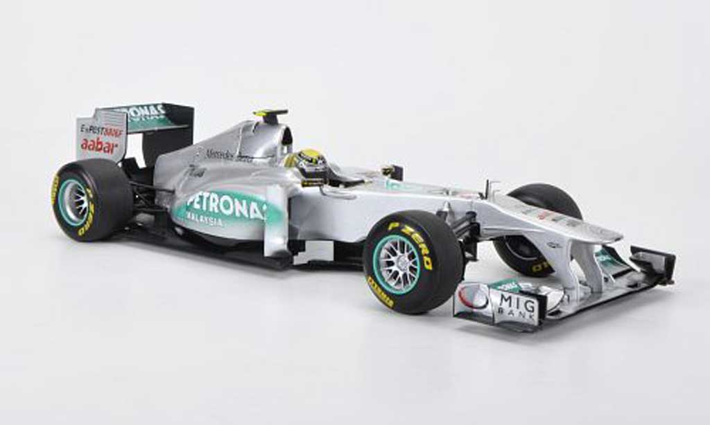 Mercedes F1 1/18 Minichamps GP MGP W02 No.8 Petronas N.Rosberg Saison 2011 diecast model cars