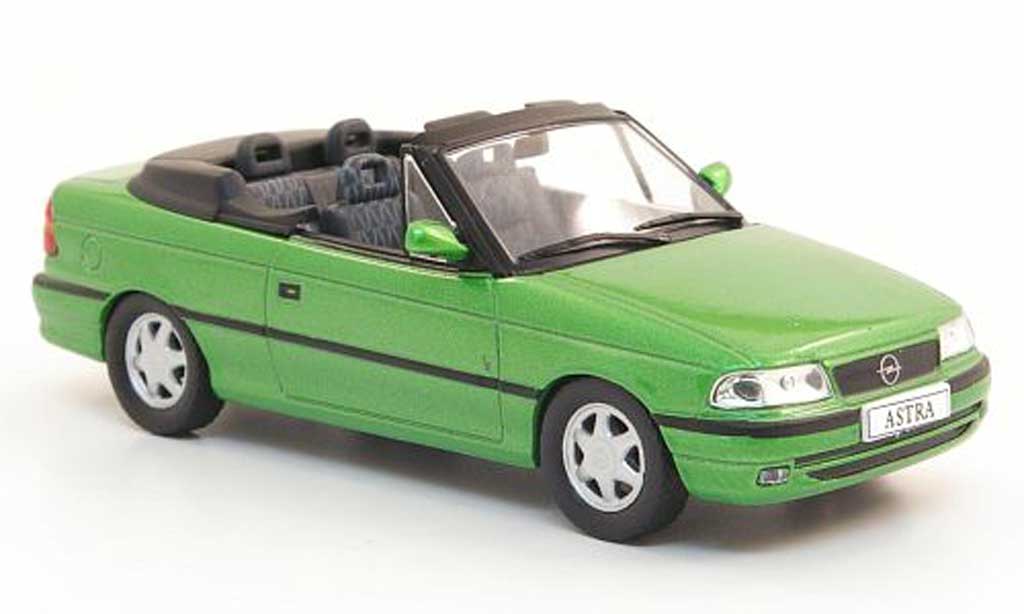 Opel Astra 1/43 Hachette F Convertible grun (ohne Magazin) 1994 diecast model cars