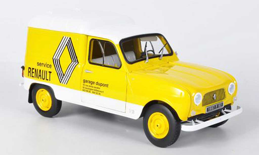 Renault 4 F4 1/18 Norev F Service 1972 diecast model cars