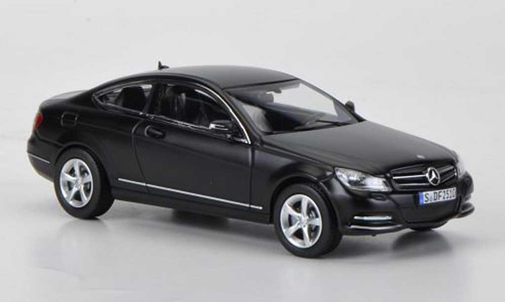 Mercedes Classe C 1/43 Norev Coupe (C204) mattblack 2011 diecast model cars