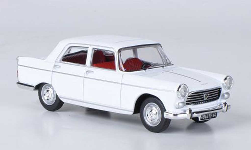 Peugeot 404 Berline 1/43 Norev Saloon white 1965 diecast model cars