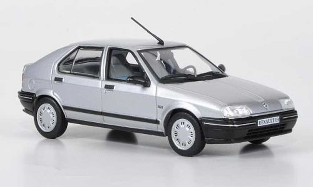 Renault 19 1/43 Norev grey 5-Turer 88 diecast model cars