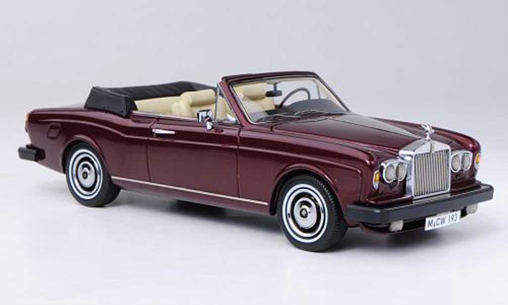 Rolls Royce Corniche 1/43 Neo DHC red LHD limitierte Auflage 300 Stuck 1977 diecast model cars