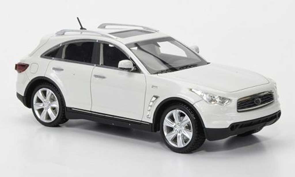 Infiniti FX50 1/43 Neo S white 2010 diecast model cars