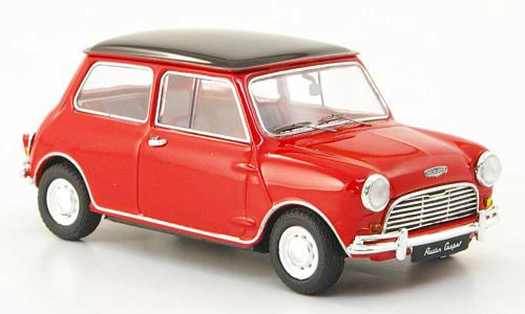 Austin Mini Cooper 1/43 Ebbro Cooper red/black RHD 1961 diecast model cars