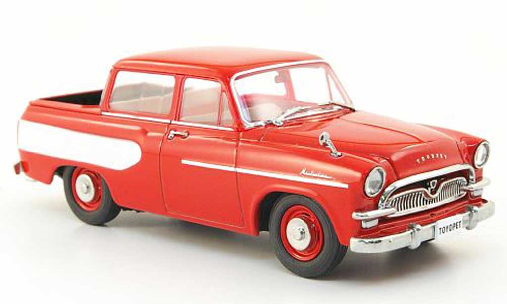 Toyopet Masterline 1/43 Ebbro Double Pick Up red/white 1959 diecast model cars