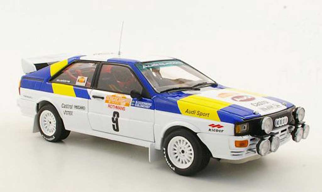 Audi Quattro 1/18 Sun Star No.9 S.Blomqvist / B.Cederberg Rally San Remo 1982 diecast model cars