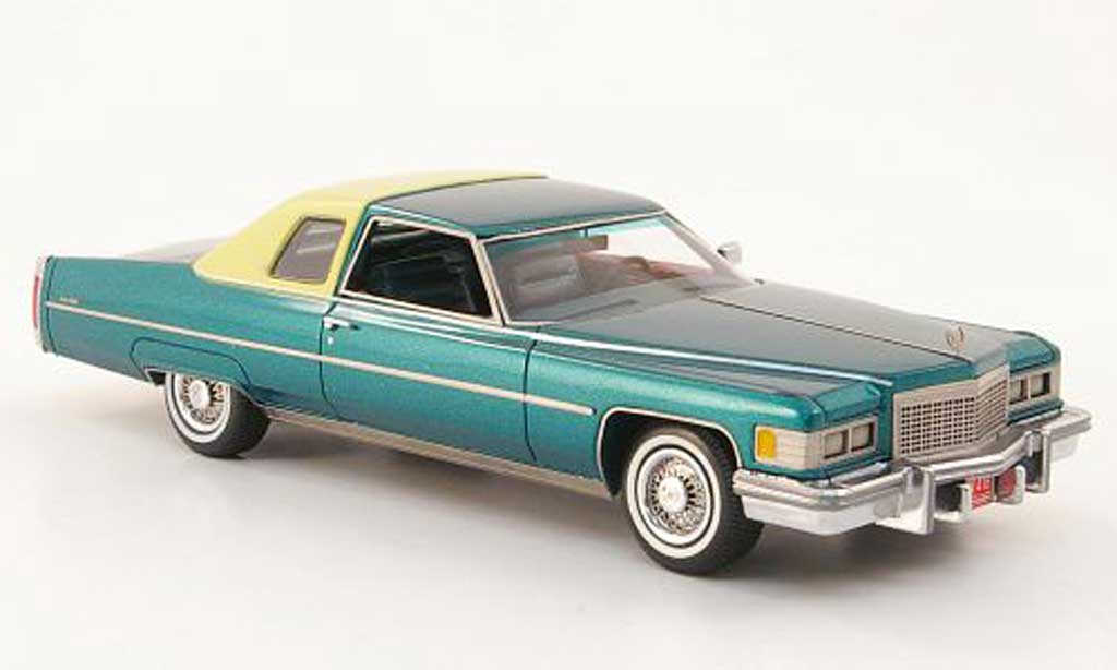 Cadillac Deville 1976 1/43 American Excellence 1976 Coupe grun/beige diecast model cars