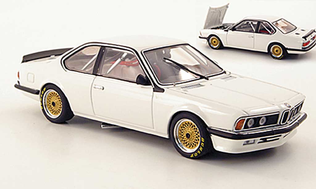 Bmw 635 CSI 1/43 Autoart Plain Body Version white diecast model cars