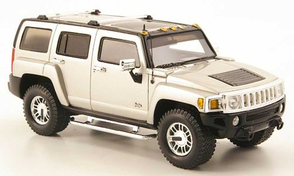 Hummer H3 1/43 Luxury Collectibles grey 2006 diecast model cars
