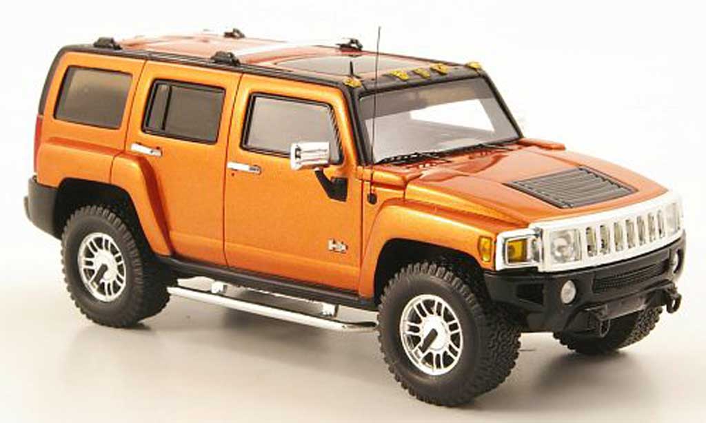 Hummer H3 1/43 Luxury Collectibles orange 2006 diecast model cars