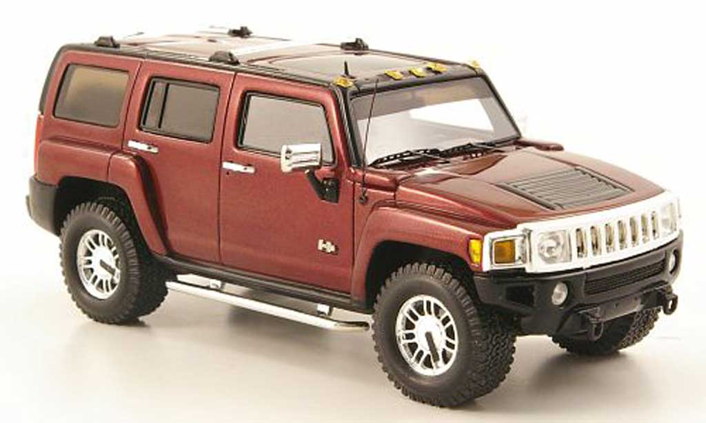 Hummer H3 1/43 Luxury Collectibles red 2006 diecast model cars