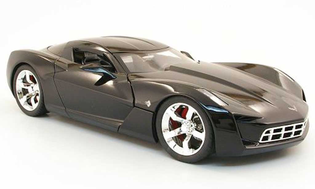 Chevrolet Corvette C6 1/18 Jada Toys C6 concept black diecast model cars