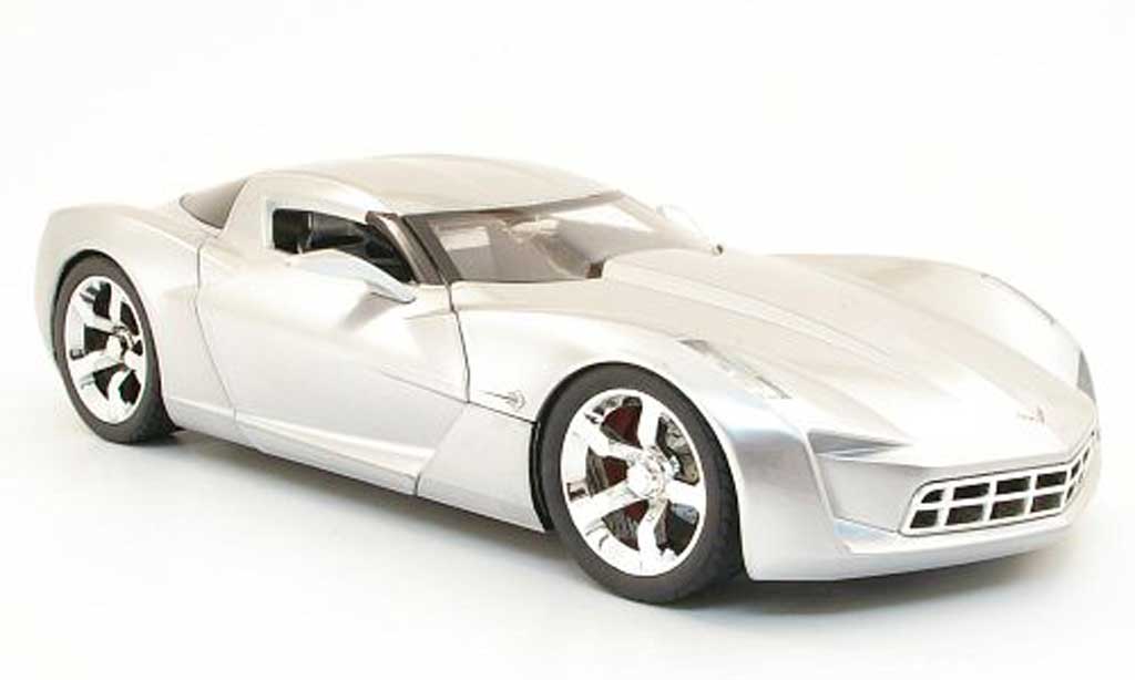 Chevrolet Corvette C6 1/18 Jada Toys C6 concept grey metallisee diecast model cars