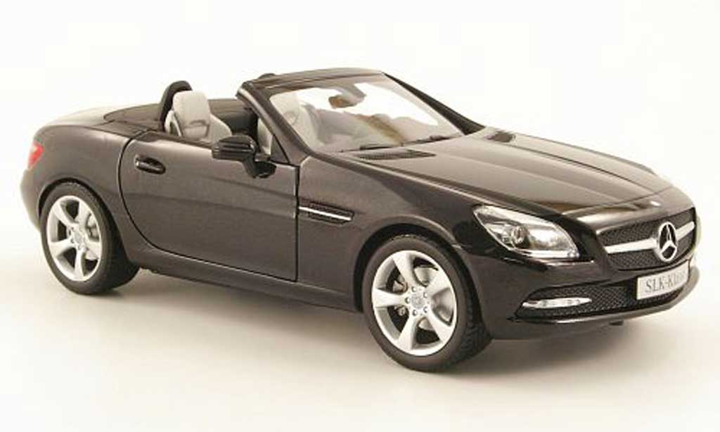 Mercedes Classe SLK 1/18 Minichamps (r172) black 2011 diecast model cars