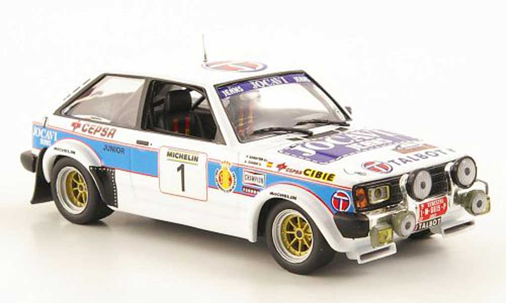 Sunbeam Lotus 1982 1/43 Hachette Talbot Lotus No.1 Jocavi Jeans Rally Principle de Asturias 1982 diecast model cars