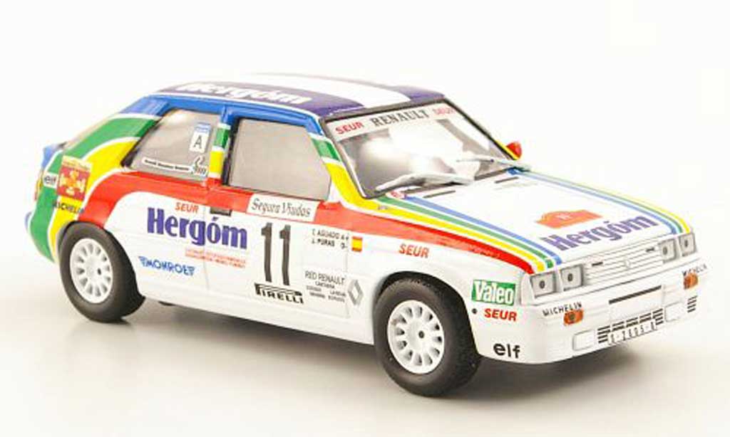 Renault 11 Turbo 1/43 Hachette Turbo No. Hergom Rally Catalunya 1987 diecast model cars