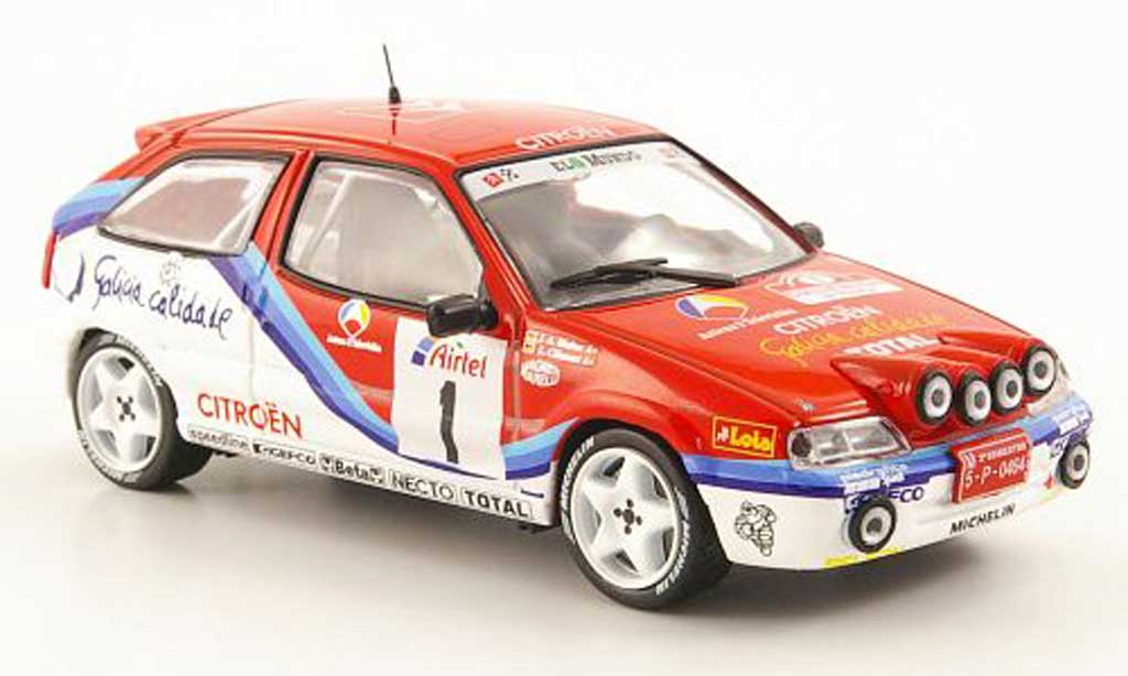 Citroen ZX Rallye 1996 1/43 Hachette Rally 1996 16V No.1 Rally San Froilan diecast model cars