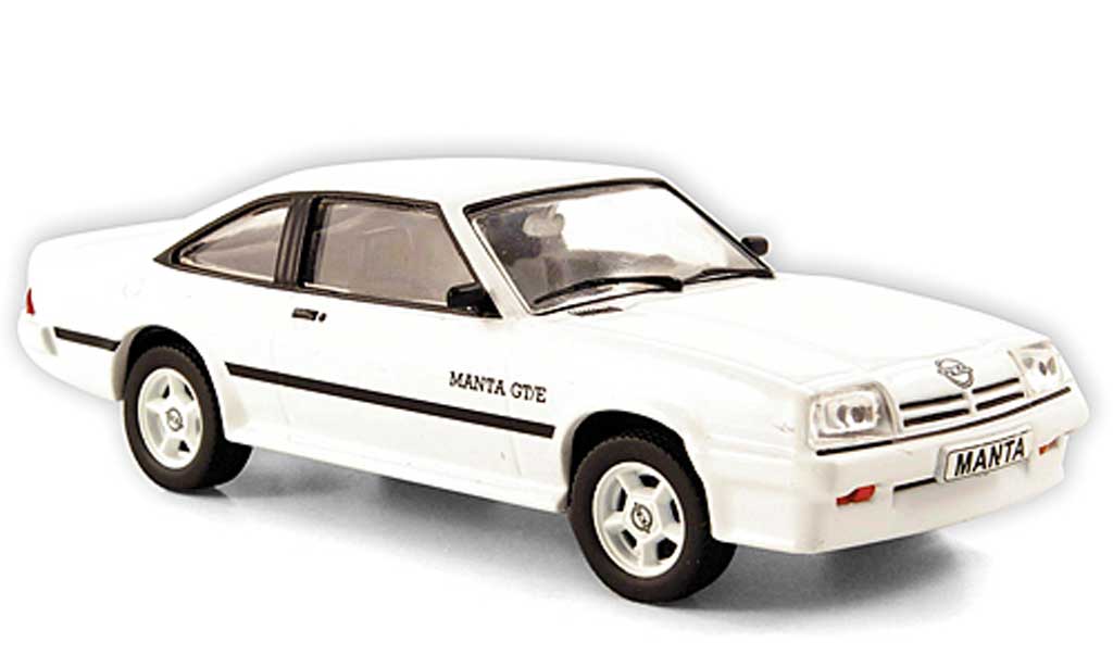 Opel Manta B 1/43 Hachette B GT/E white (ohne Magazin) 1977 diecast model cars
