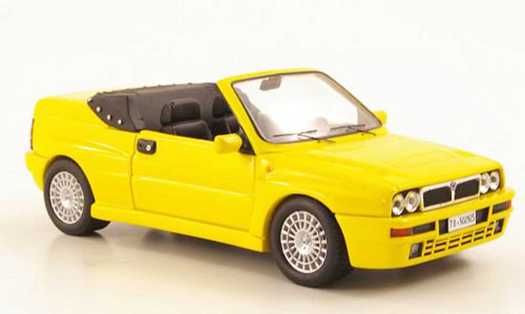 Lancia Delta HF Integrale 1/43 Premium X HF Integrale Convertible yellow 1992 diecast model cars