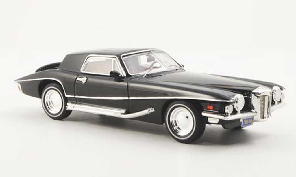 Stutz Blackhawk 1/43 Premium X Coupe black 1971 diecast model cars