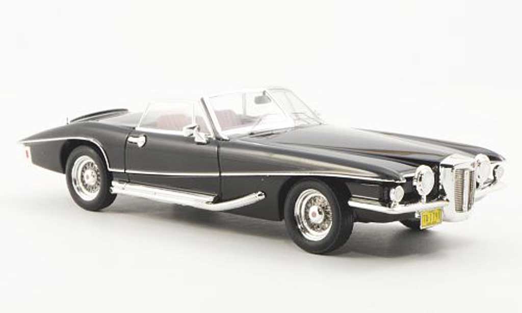 Stutz Blackhawk 1/43 Premium X Convertible black 1971 diecast model cars