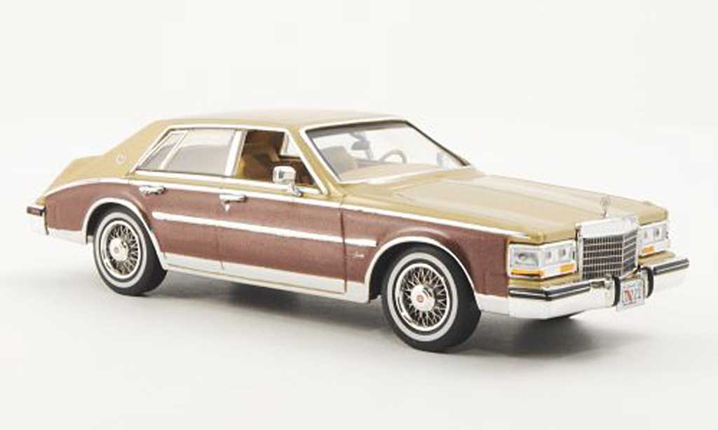 Cadillac Seville 1980 1/43 Premium X 1980 Elegante beige/brown diecast model cars