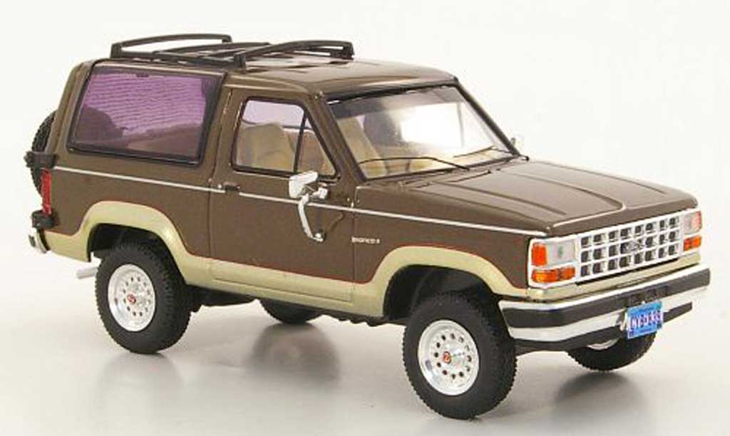 Ford Bronco 1/43 Premium X II brown/gold 1989 diecast model cars