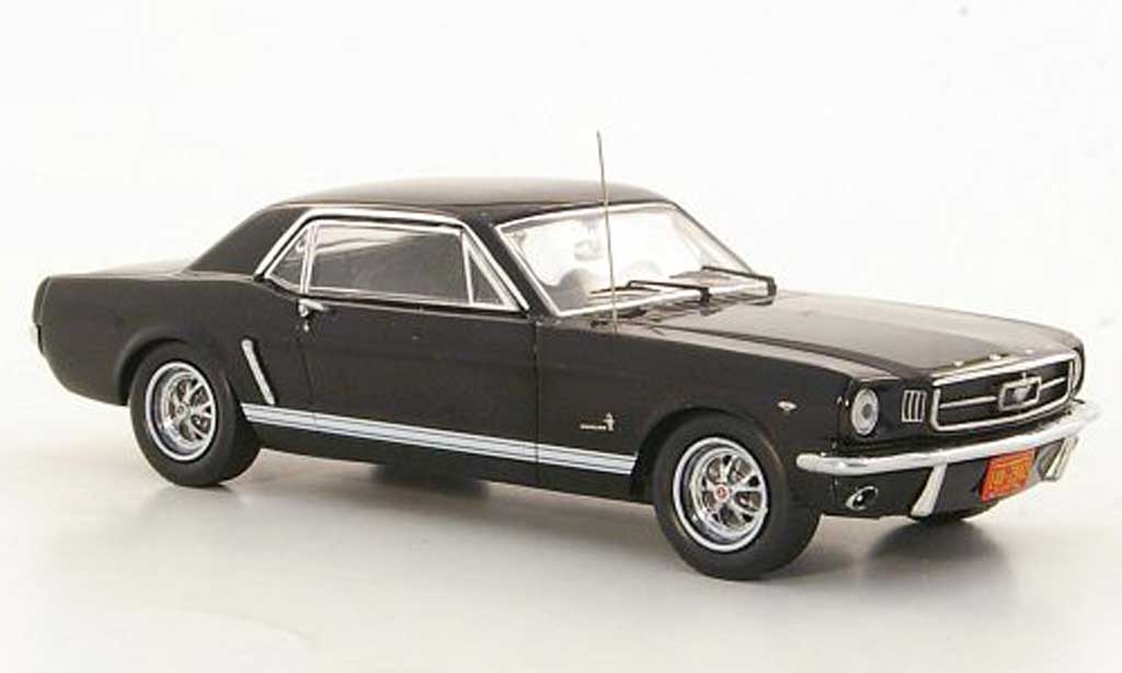 Ford Mustang 1965 1/43 Premium X 1965 black diecast model cars