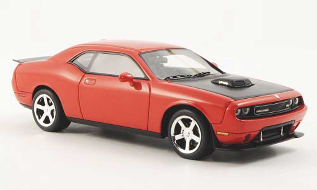 Dodge Challenger 2009 1/43 Premium X 2009 SRT10 orangered/carbon diecast model cars