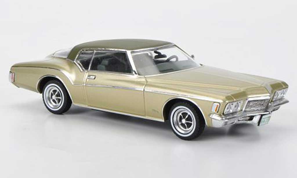 Buick Riviera 1971 1/43 Premium X 1971 Coupe beige/mattgrun diecast model cars