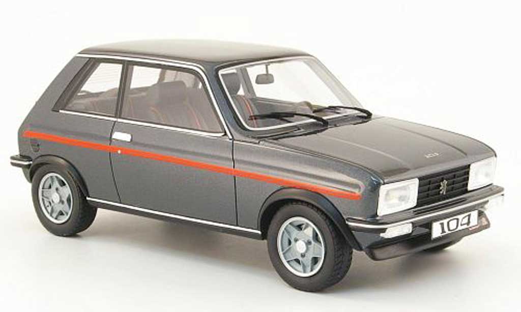 Peugeot 104 1/18 Ottomobile zs2 grey diecast model cars