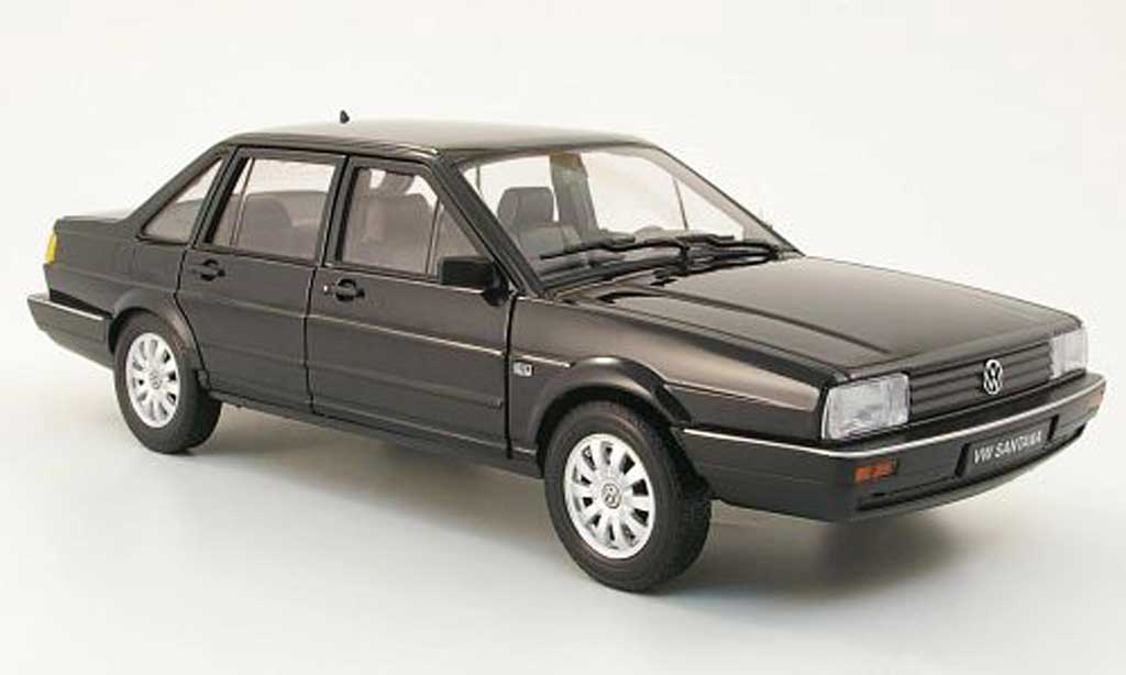 Volkswagen Santana 1/18 Welly black 1986 diecast model cars