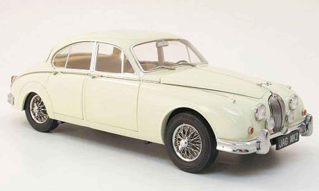 Jaguar MK 2 1/18 Model Icons 2 2.4 white lhd 1960 diecast model cars