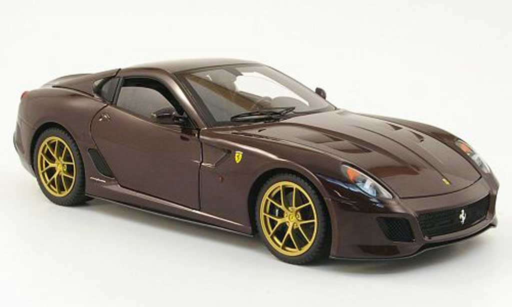 Ferrari 599 GTO 1/18 Hot Wheels Elite GTO red owned by michael mann diecast model cars