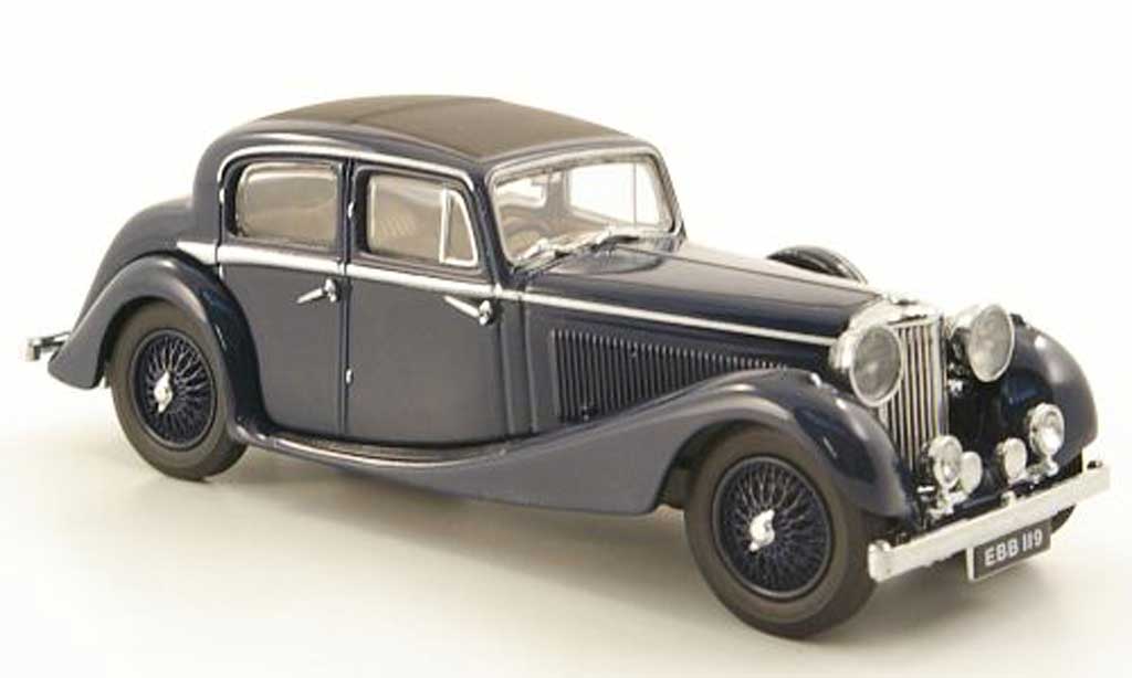 Jaguar SS 1/43 Oxford 2.5 litre blue diecast model cars