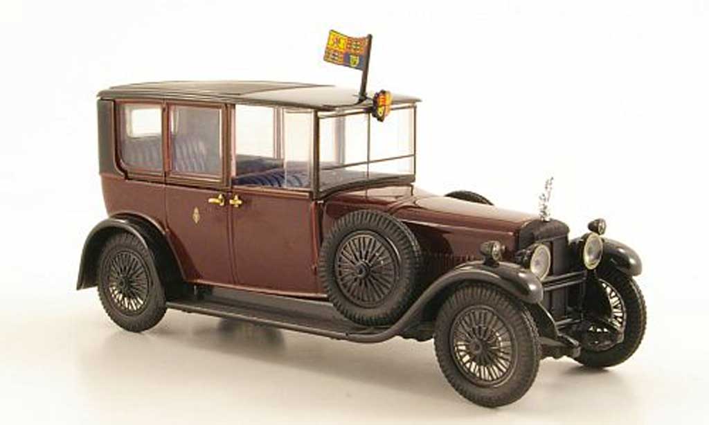 Daimler Double Six 1/43 Oxford 30 Brougham red/black King George V (Sandringham) RHD 1929 diecast model cars