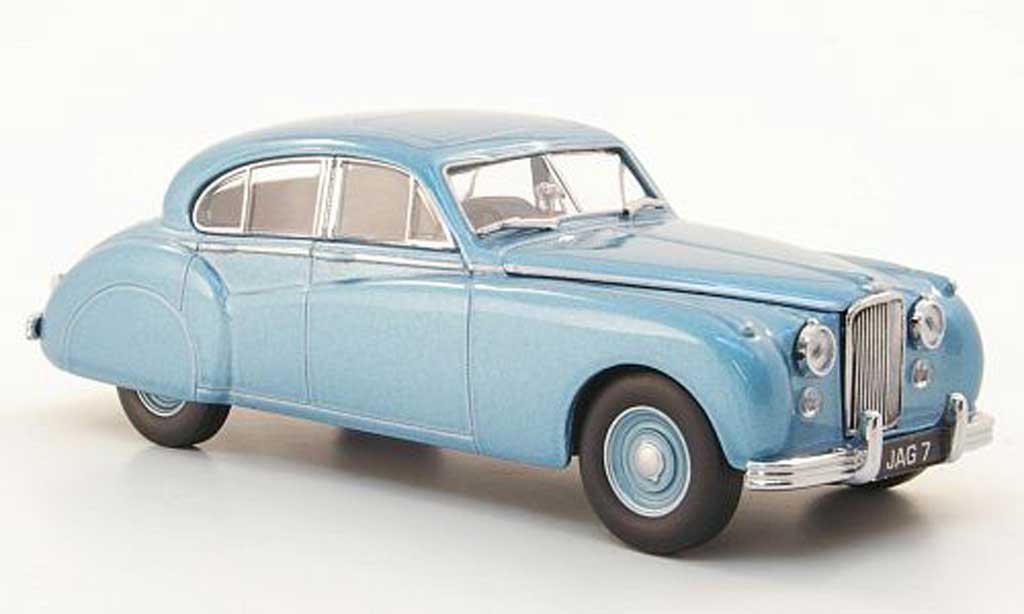 Jaguar MK 7 1/43 Oxford 7 blue diecast model cars