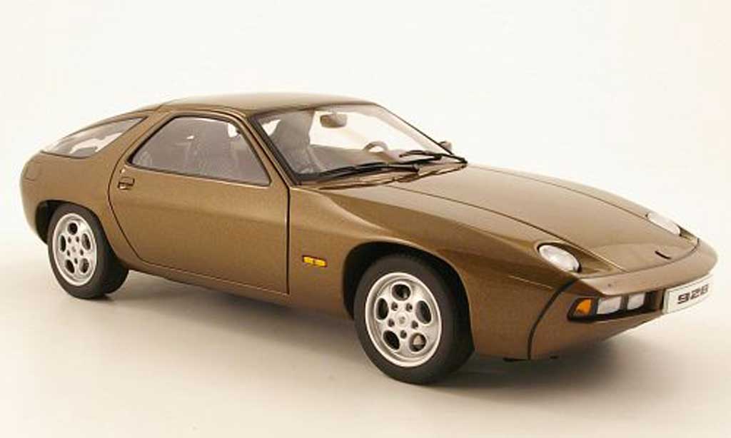 Porsche 928 1977 1/18 Autoart 1977 brown diecast model cars