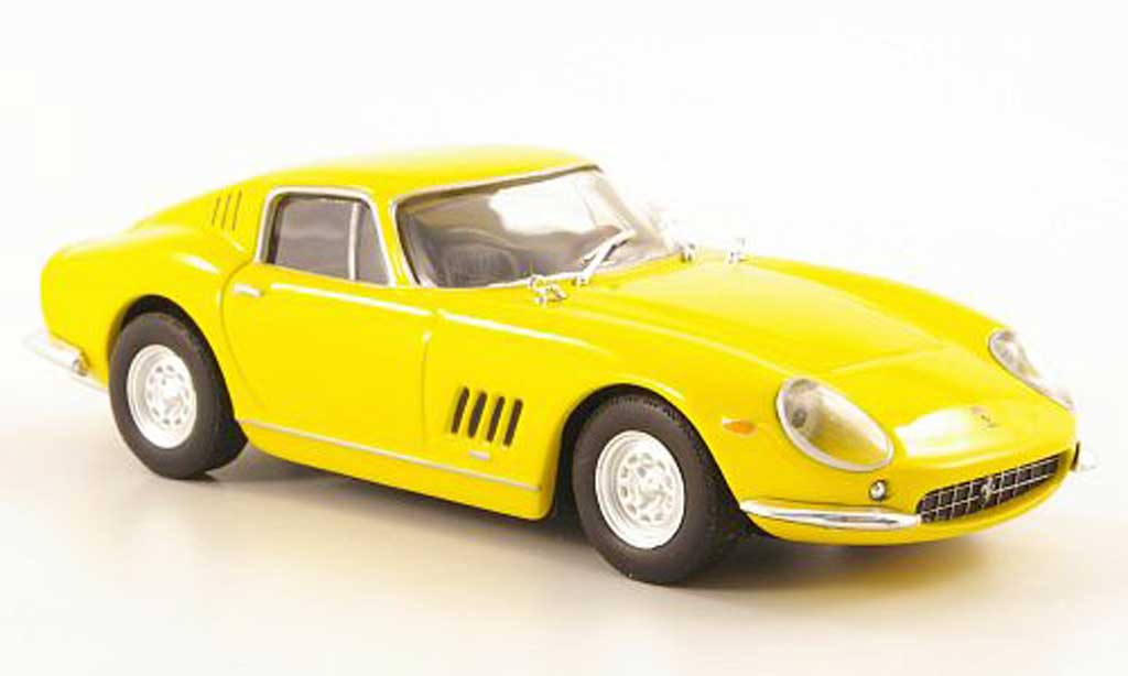 Ferrari 275 1/43 Hachette yellow GTB/4 diecast model cars