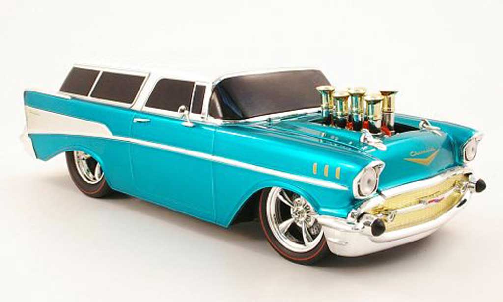 Chevrolet Nomad 1/18 M2 Machines turkis/beige 1957 diecast model cars