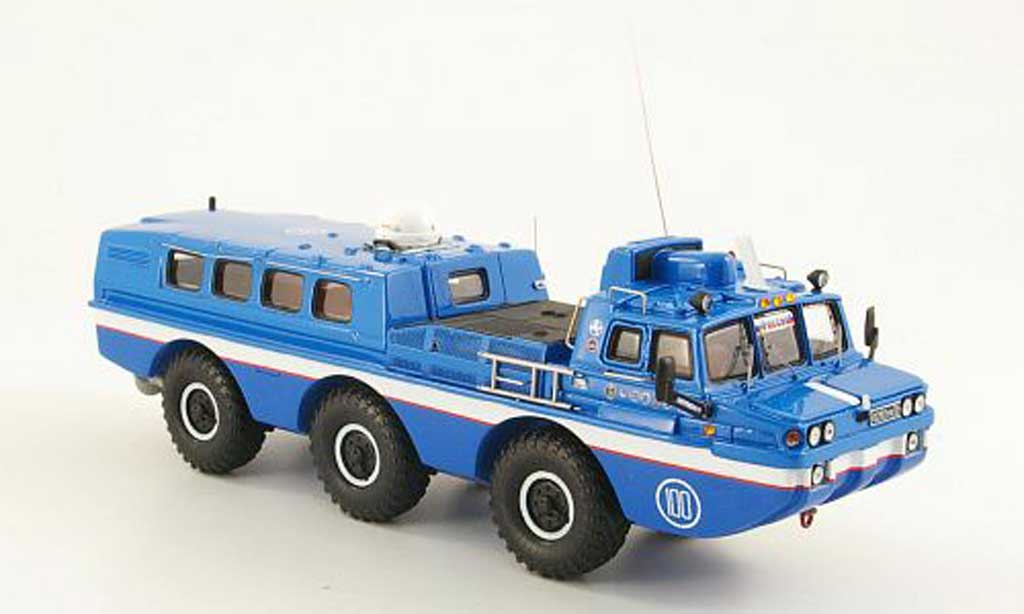 Zil 49061 1/43 DIP Models Blue Bird Gelandefahrzeug avec Personenabteil diecast model cars