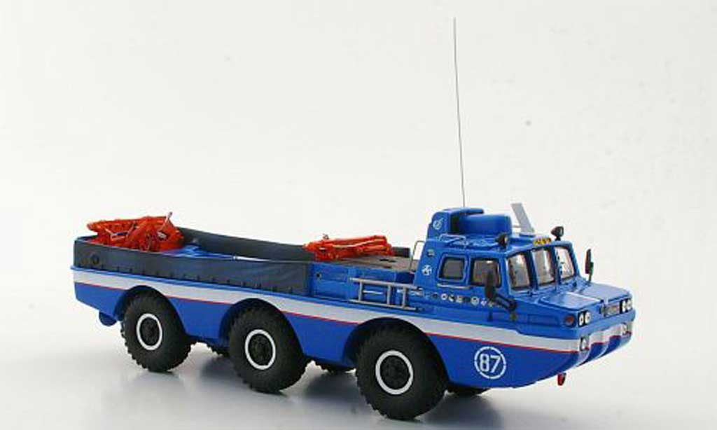 Zil 4906 1/43 DIP Models Blue Bird Gelandefahrzeug avec Kran diecast model cars