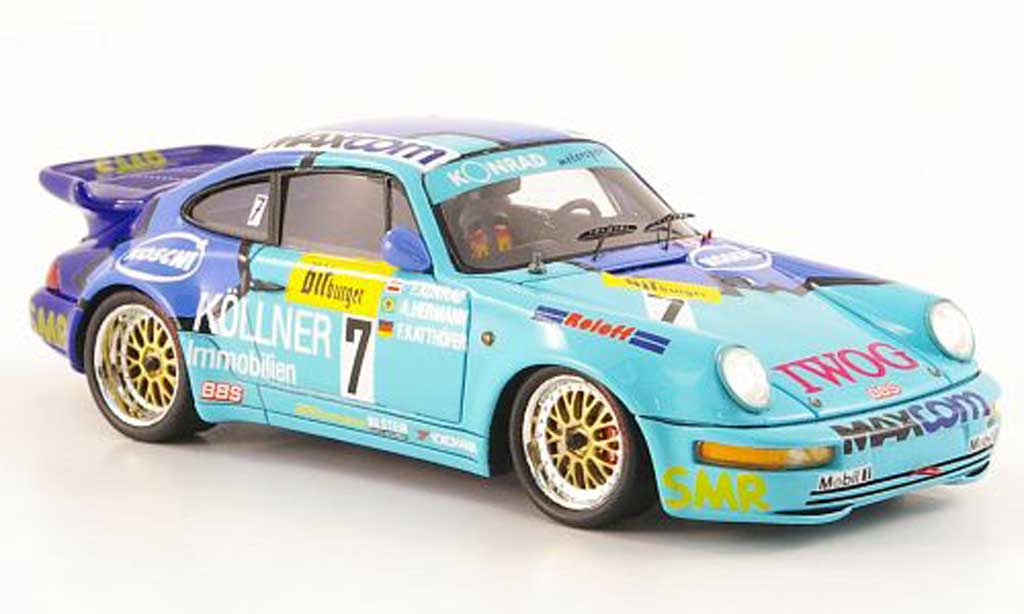 Porsche 993 RS 1/43 Spark 964 Carrera RS No.7 Maxcom 24h Nurburgring 1 diecast model cars