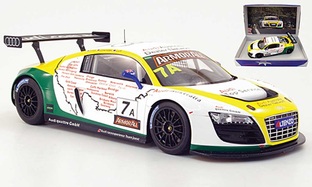 Audi R8 LMS 1/18 Spark LMS gt3 no.7 audi.com.au 12h bathurst 2011 m.eddy / c.lowndes / w.luff diecast model cars