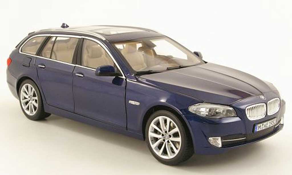Bmw 550 F11 1/18 Norev F11 touring blue 2010 diecast model cars
