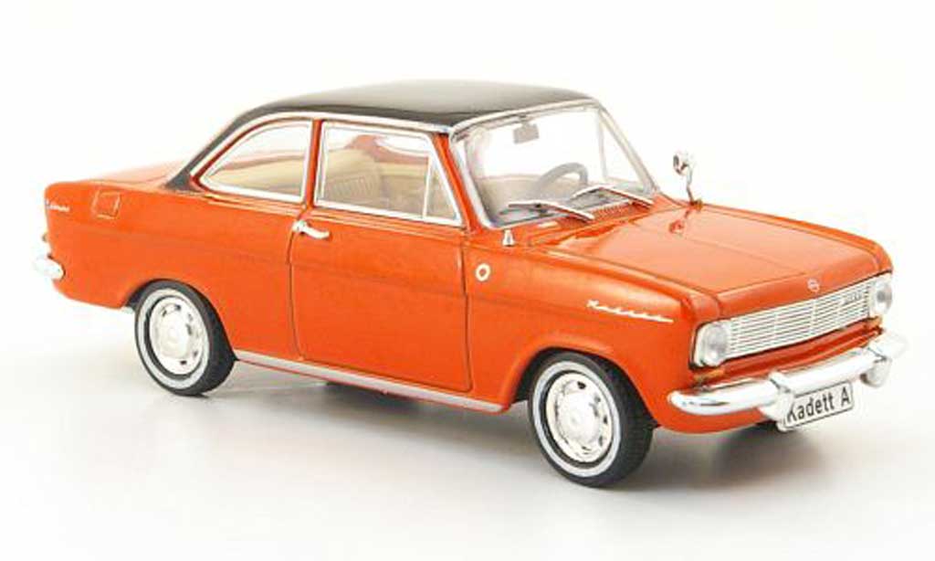 Opel Kadett A 1/43 Hachette A A Coupe red/black (ohne Magazin) 1962 diecast model cars