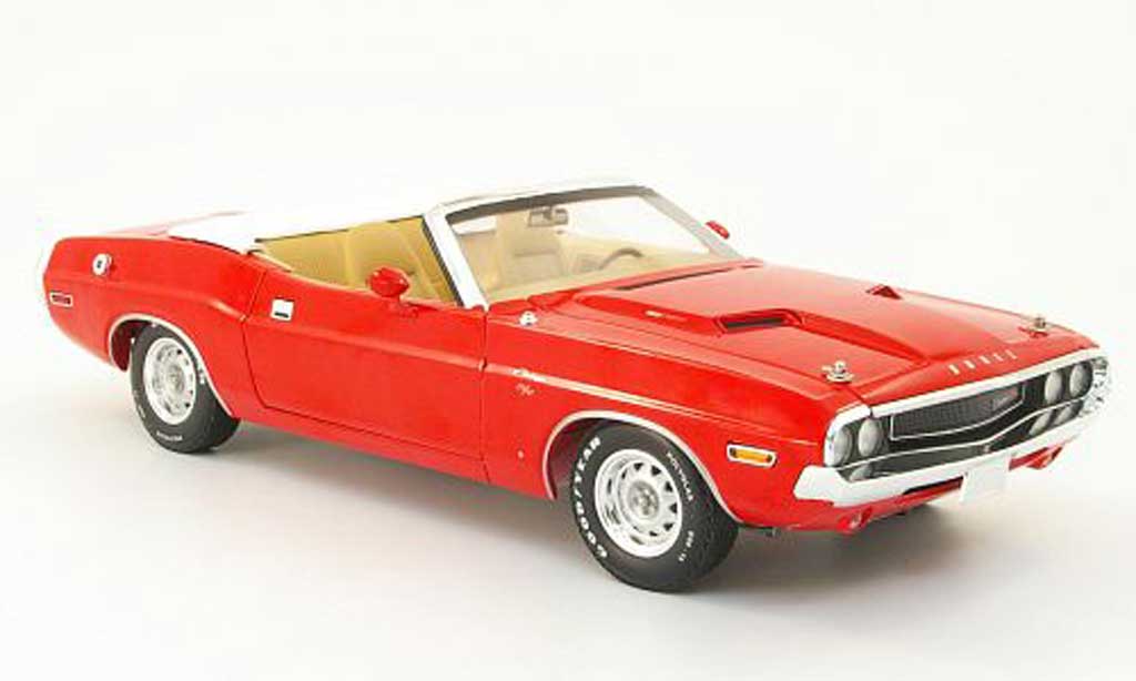 Dodge Challenger 1970 1/18 Greenlight 1970 r/t convertible red diecast model cars