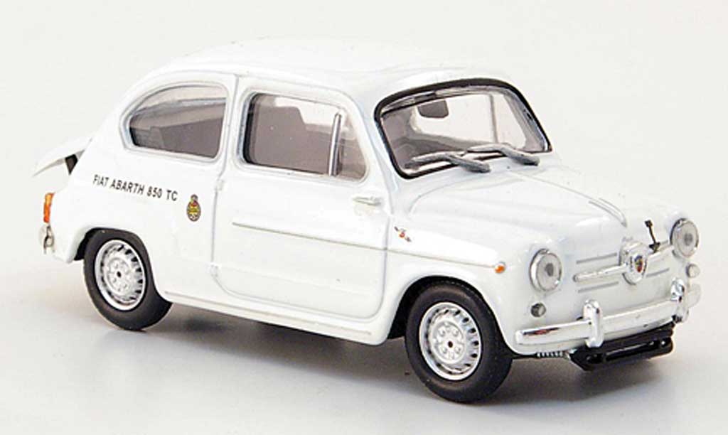 Abarth 850 TC 1/43 Hachette TC Corsa white 1963 diecast model cars
