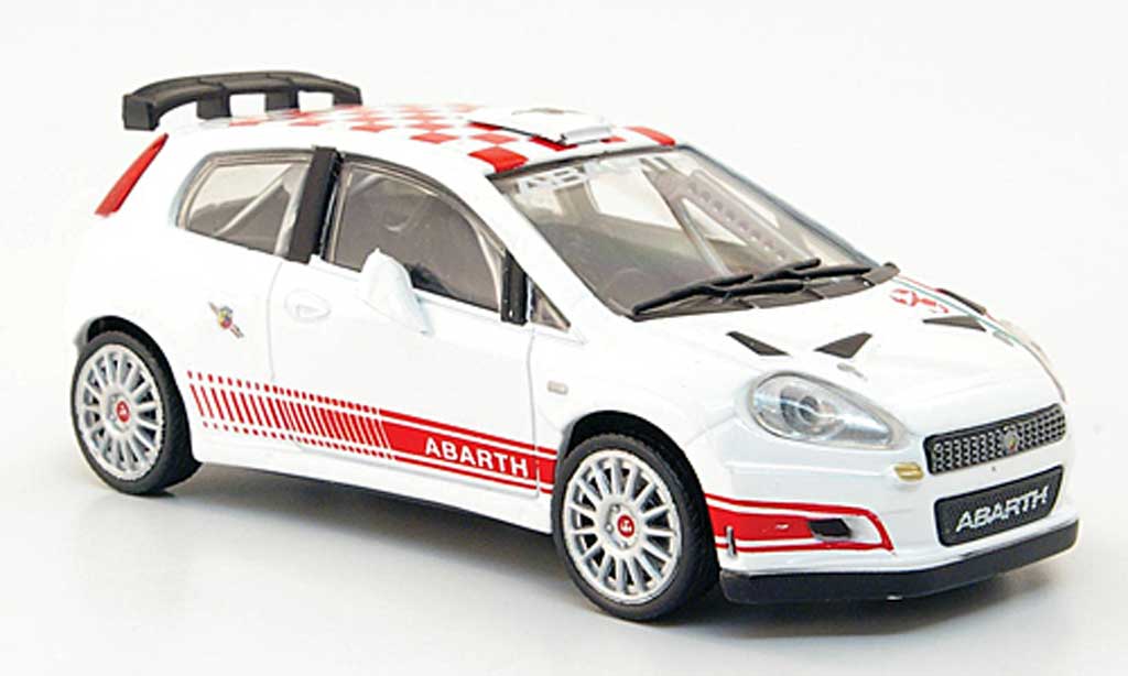 Fiat Grande Punto S2000 1/43 Hachette S2000 white/red diecast model cars